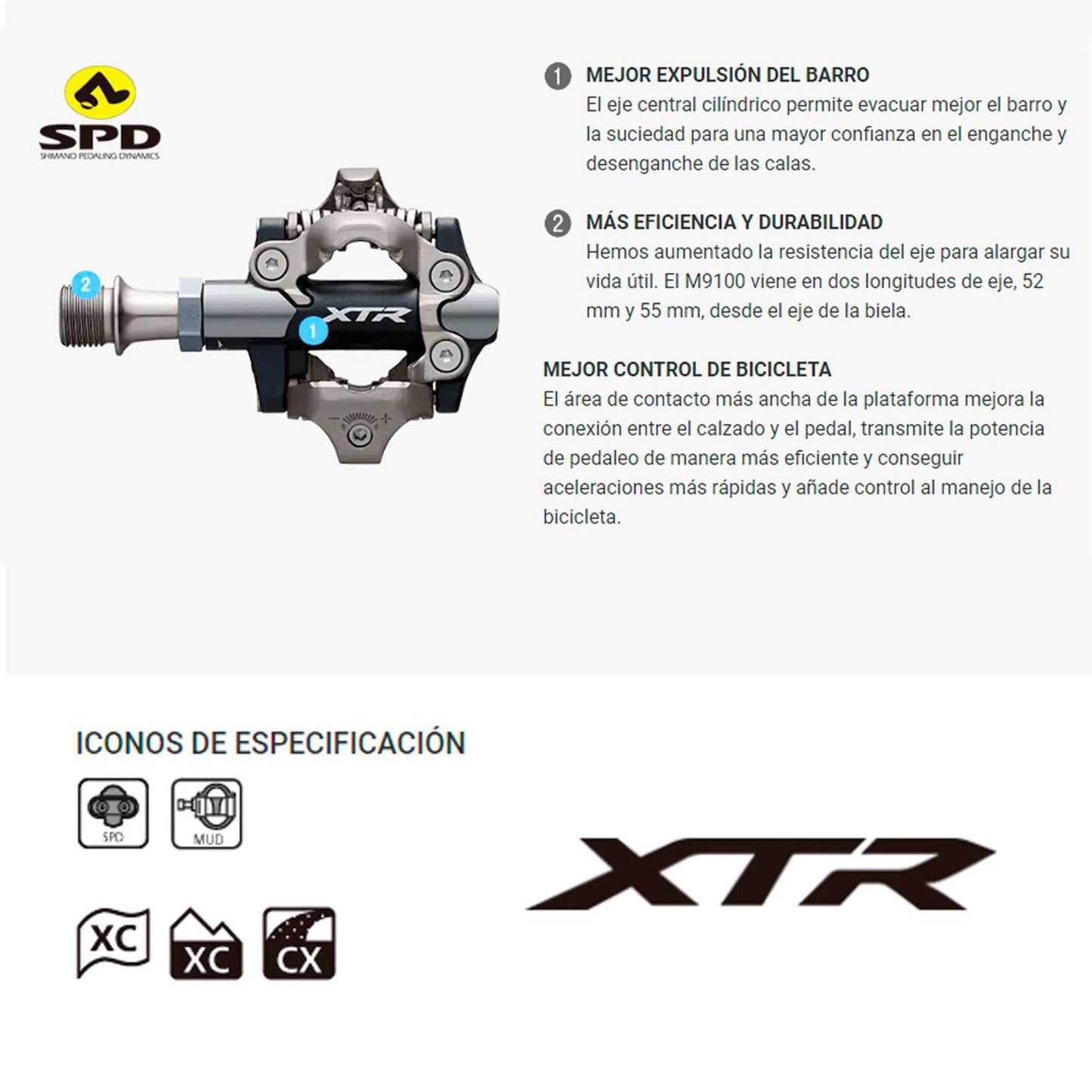 Pedal Shimano MTB XTR M81000