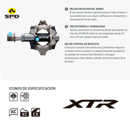 Pedal Shimano MTB XTR M81000